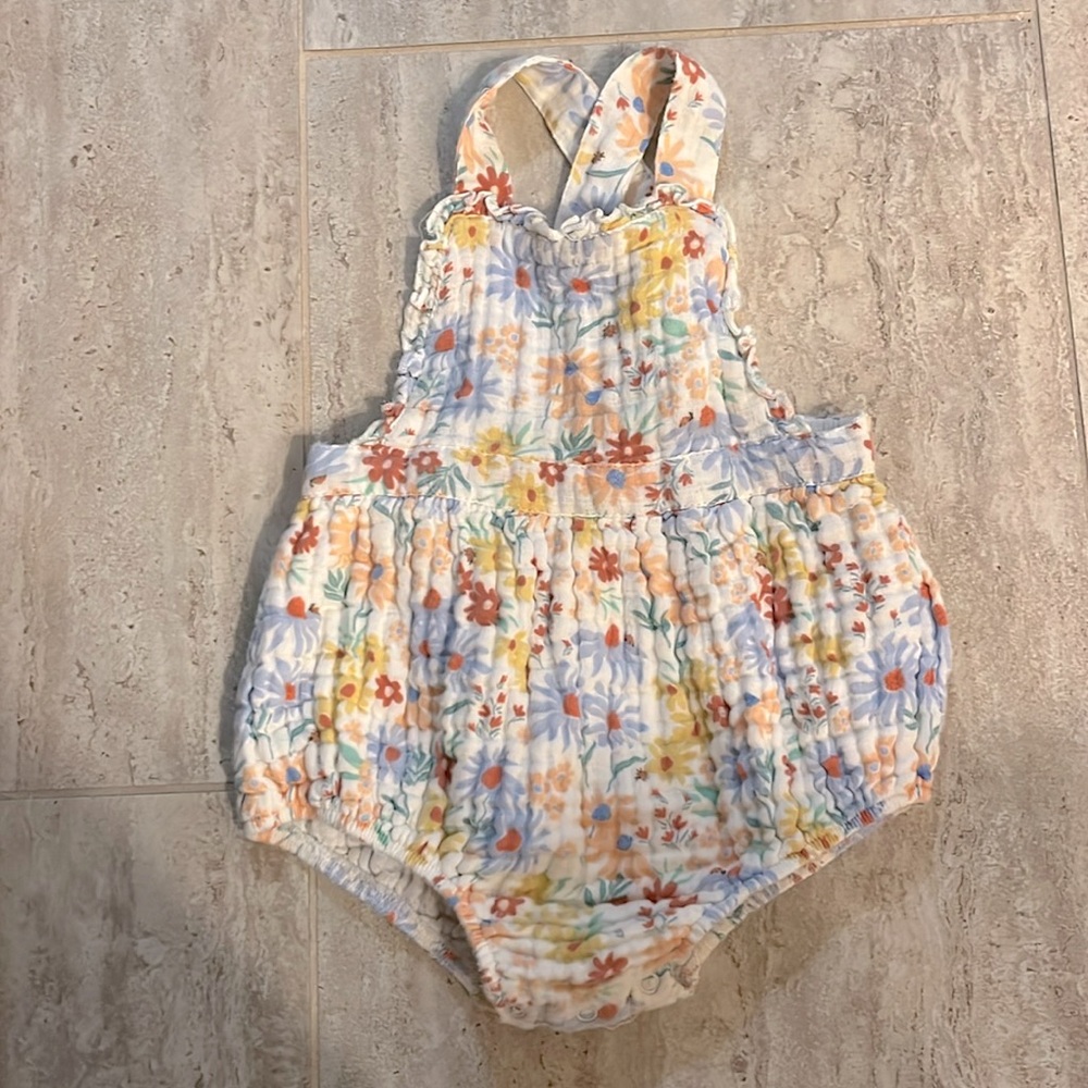 Angel Dear Floral Kids One Piece - Multicolor